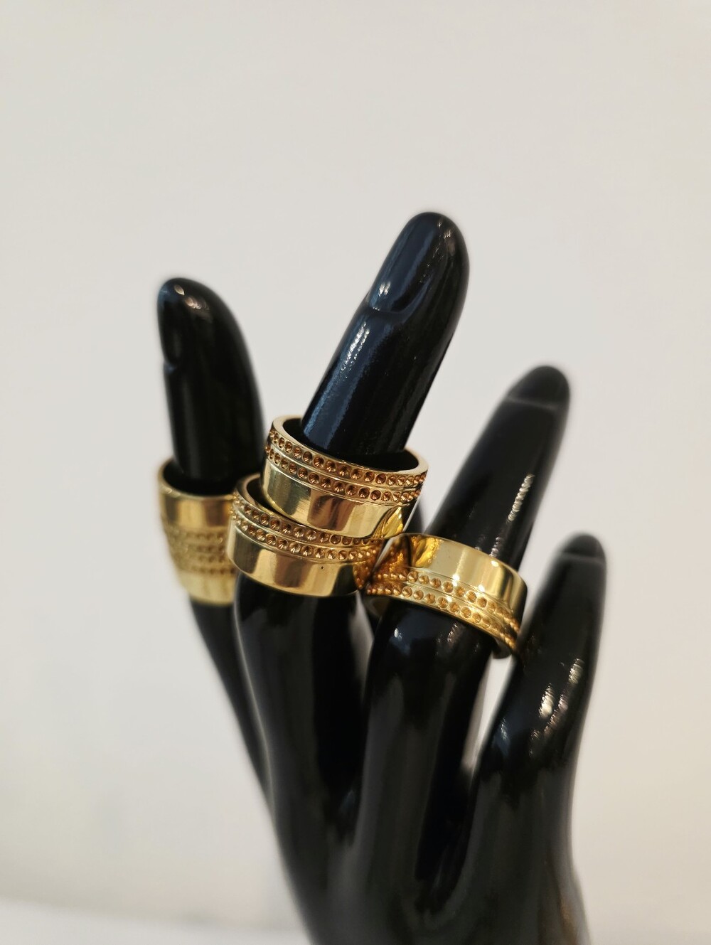 Vita Fede Luxurious Italian Made 24k Goldplated Ring Size 7 New